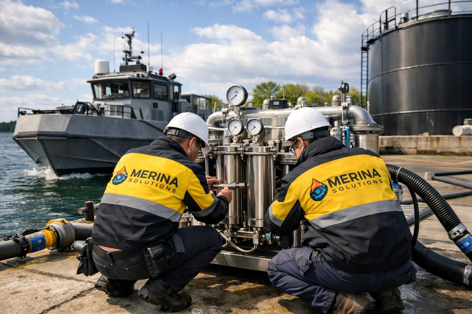 dieselin puhdistus varavoima, puolustus ja polttoaineen säilöntä